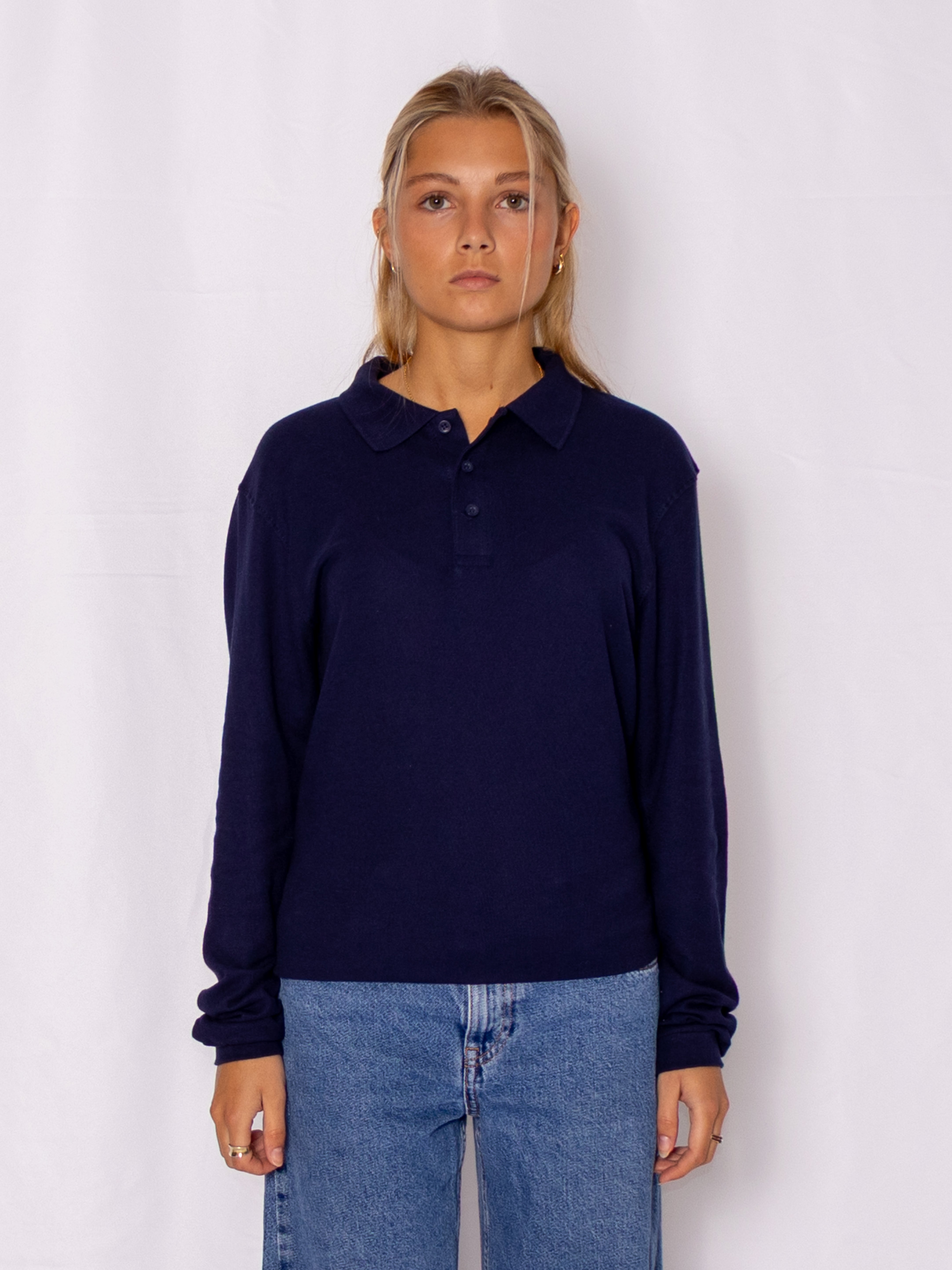 Long-Sleeve Polo Shirt
