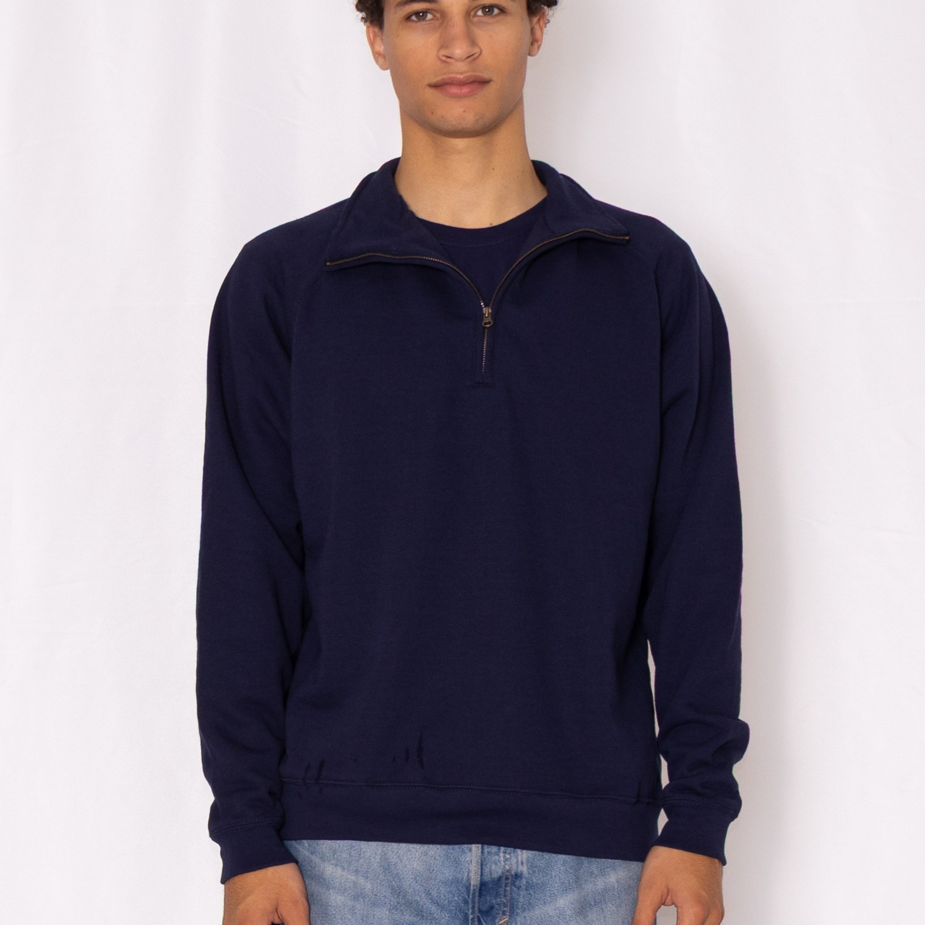 Half-zip sweatshirt