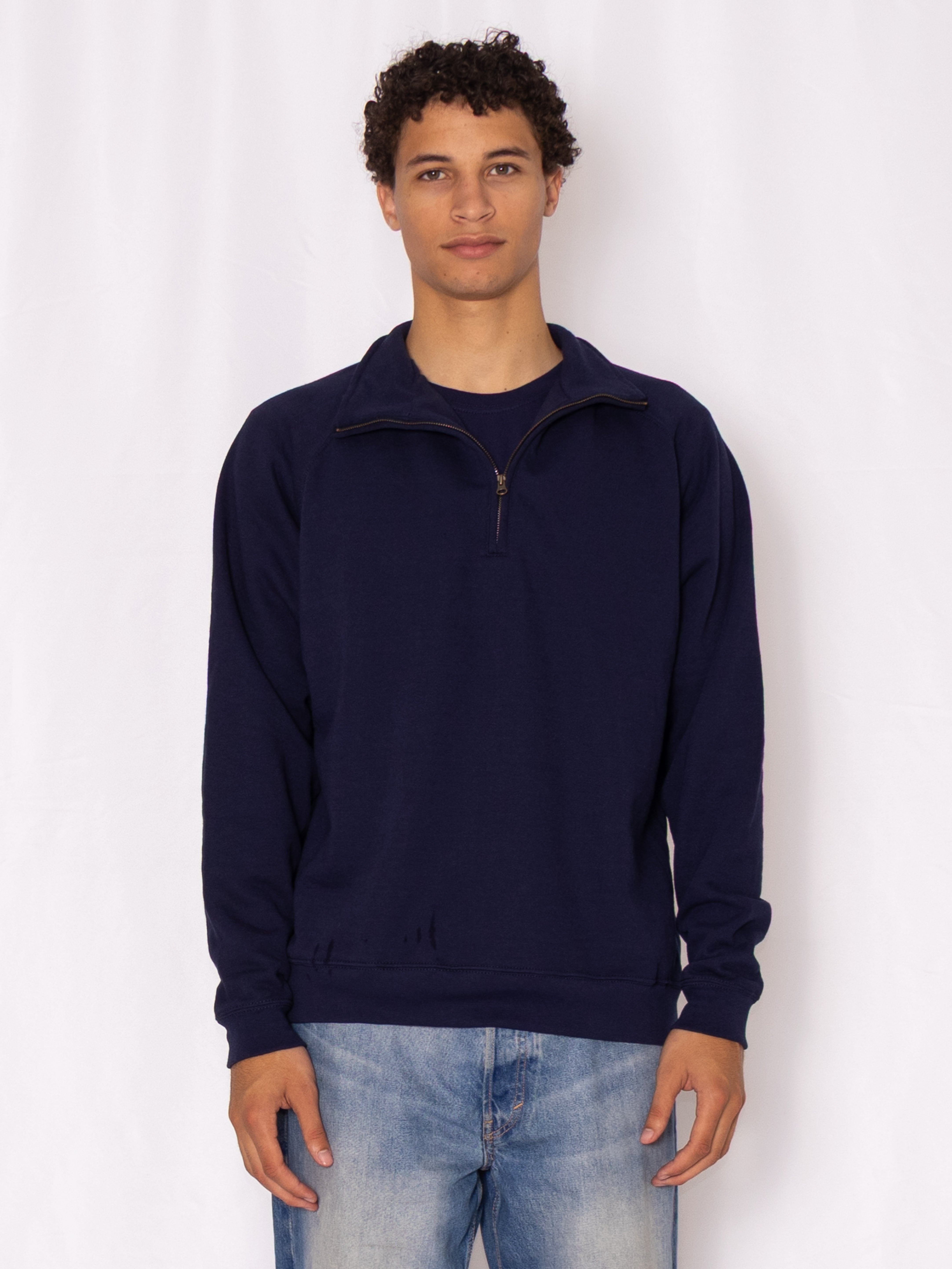 Half-zip sweatshirt