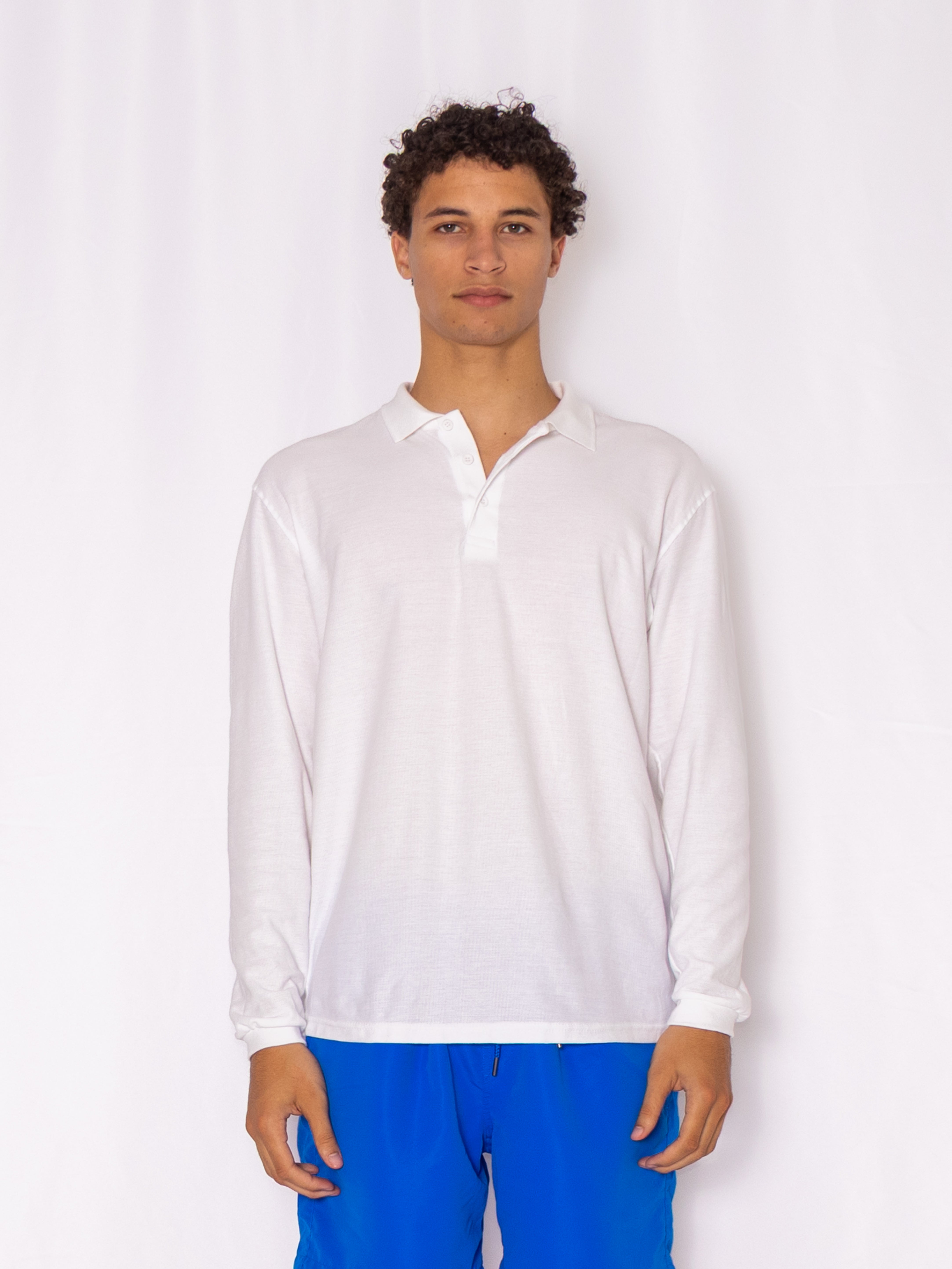 Long-Sleeve Polo Shirt