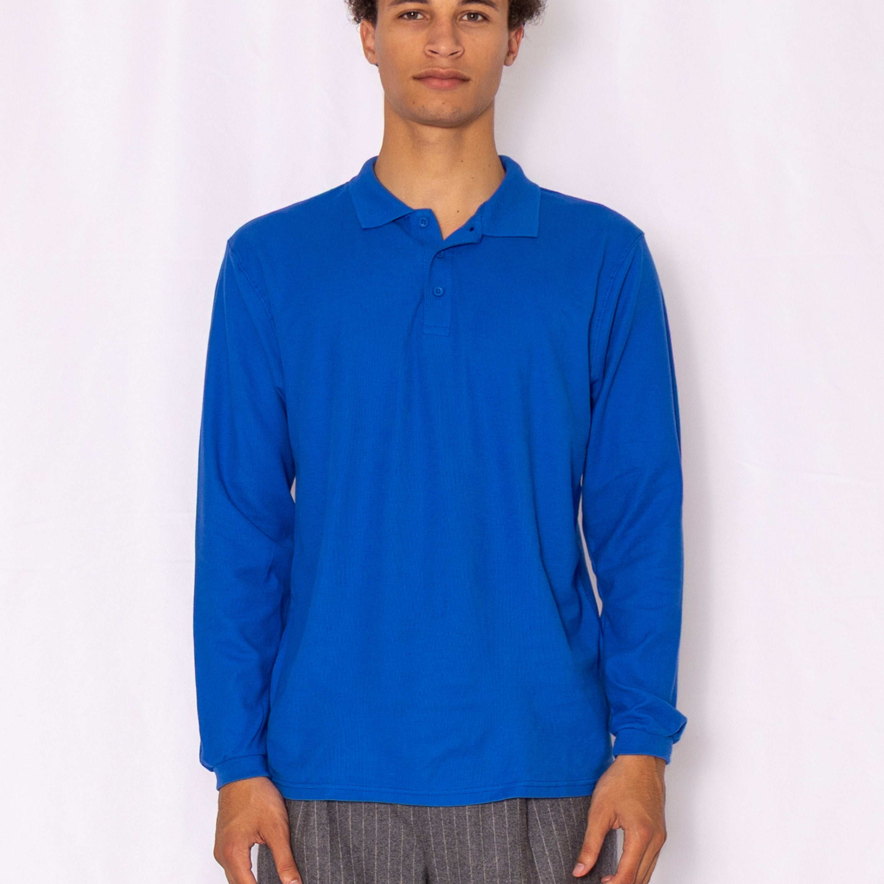 Long-Sleeve Polo Shirt