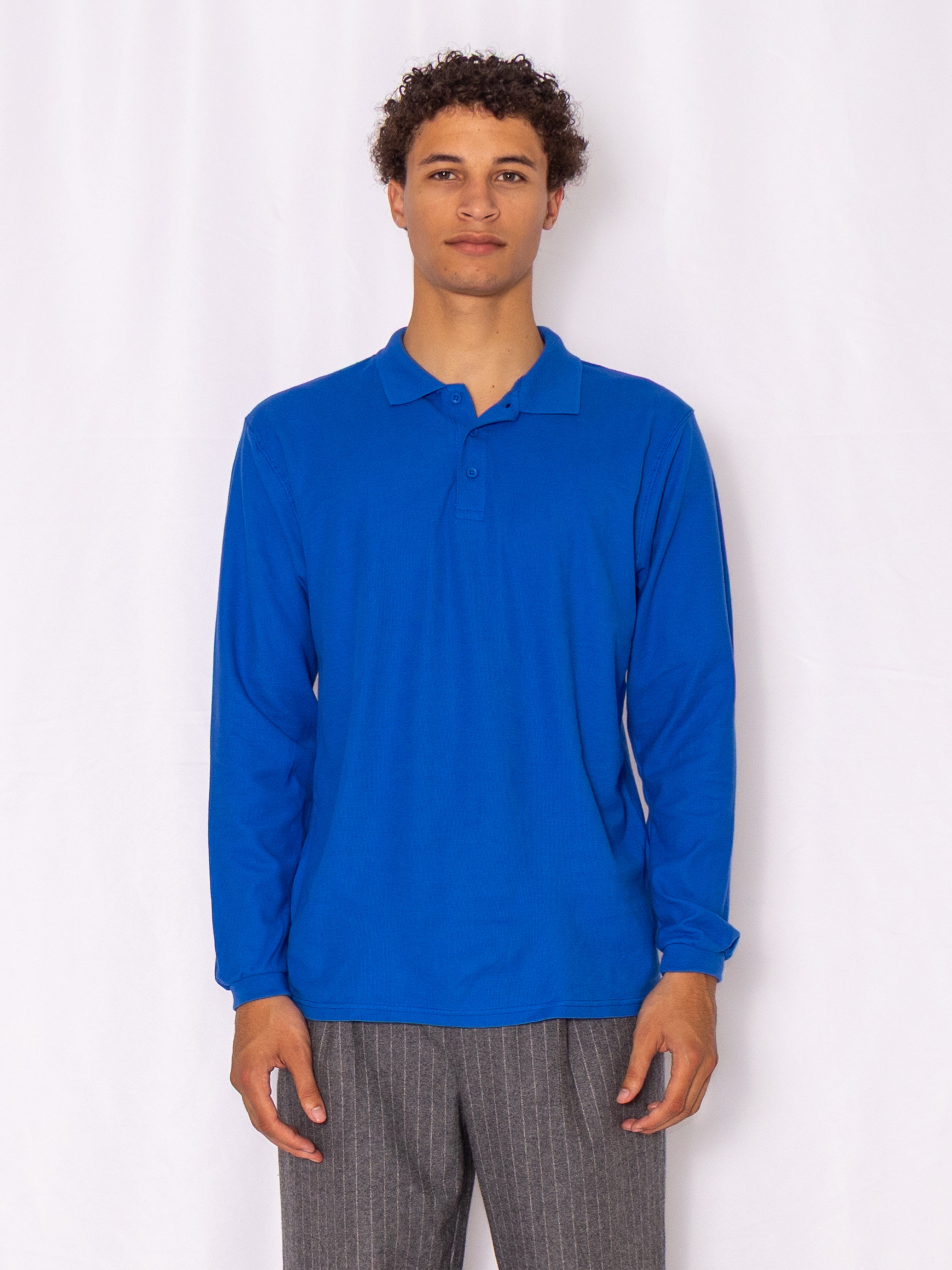Long-Sleeve Polo Shirt