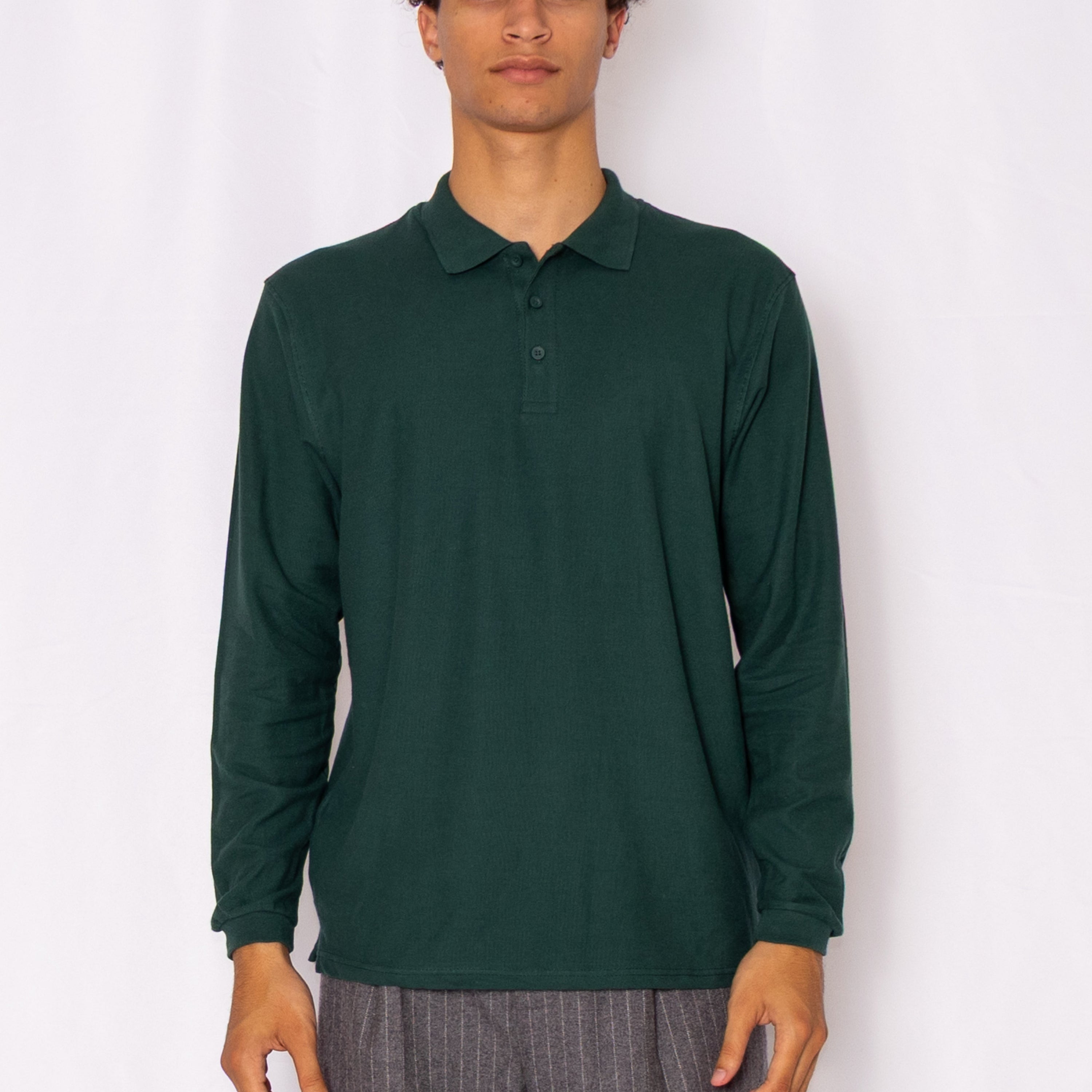 Long-Sleeve Polo Shirt
