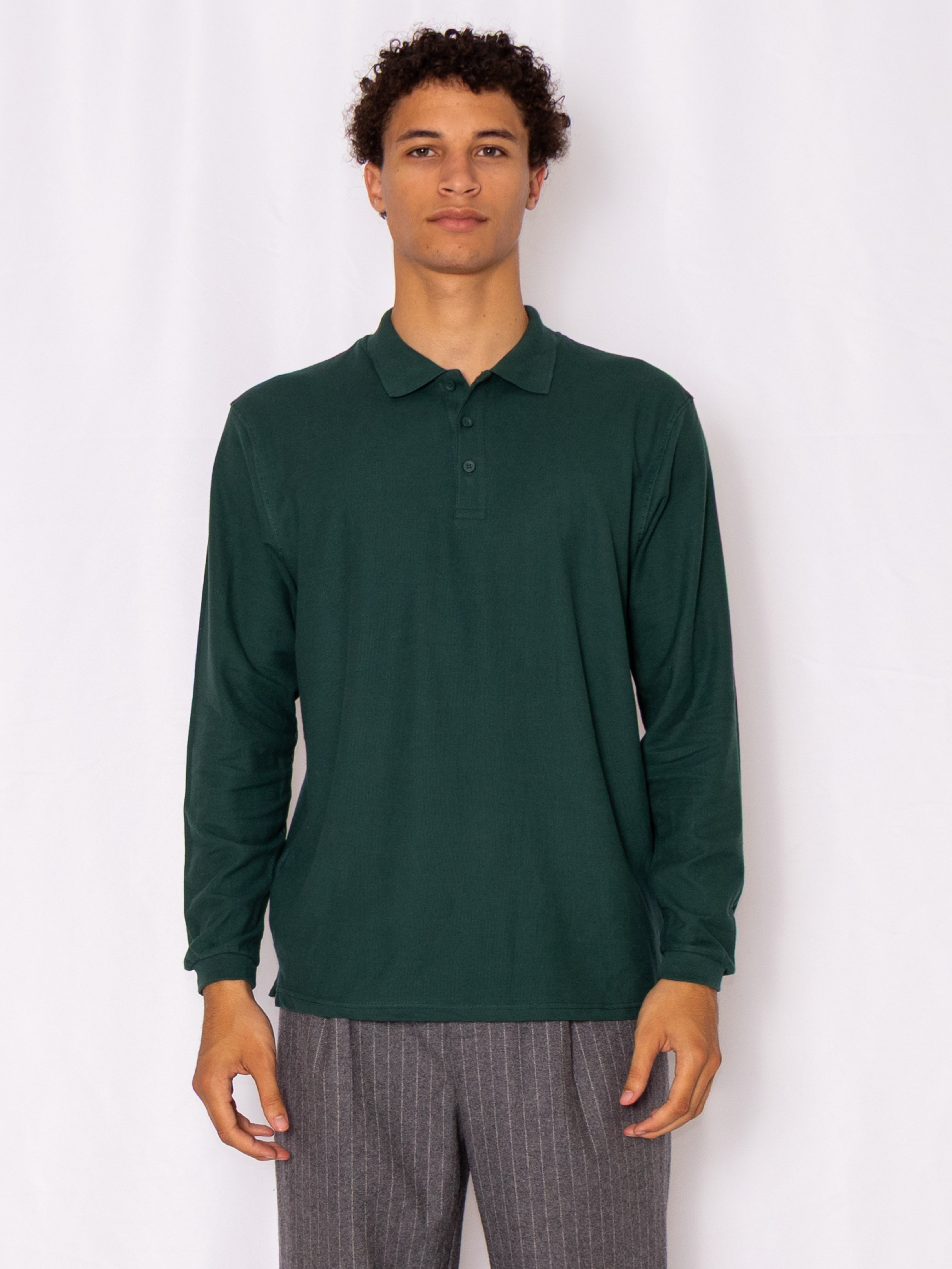 Long-Sleeve Polo Shirt