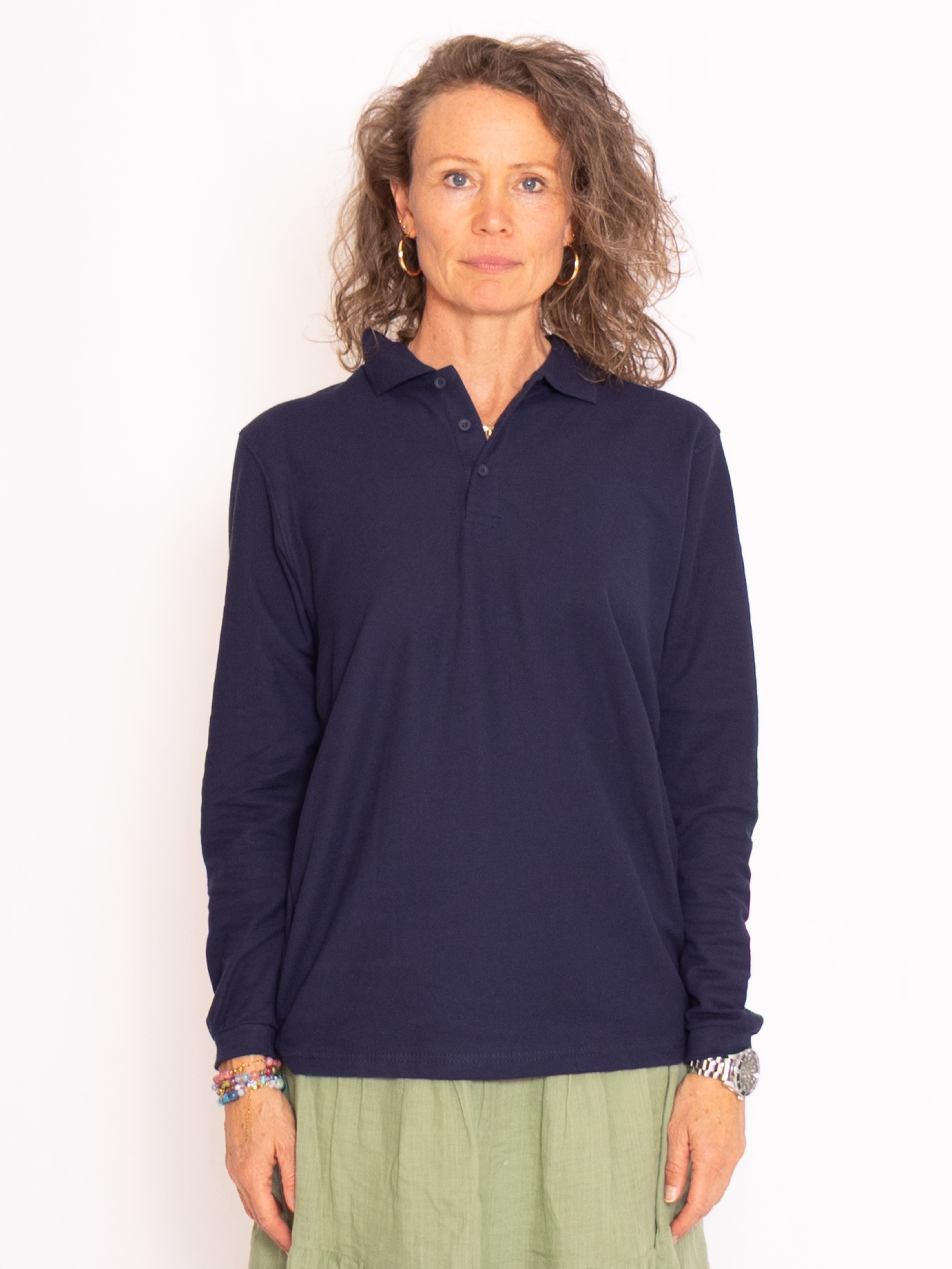 Long-Sleeve Polo Shirt