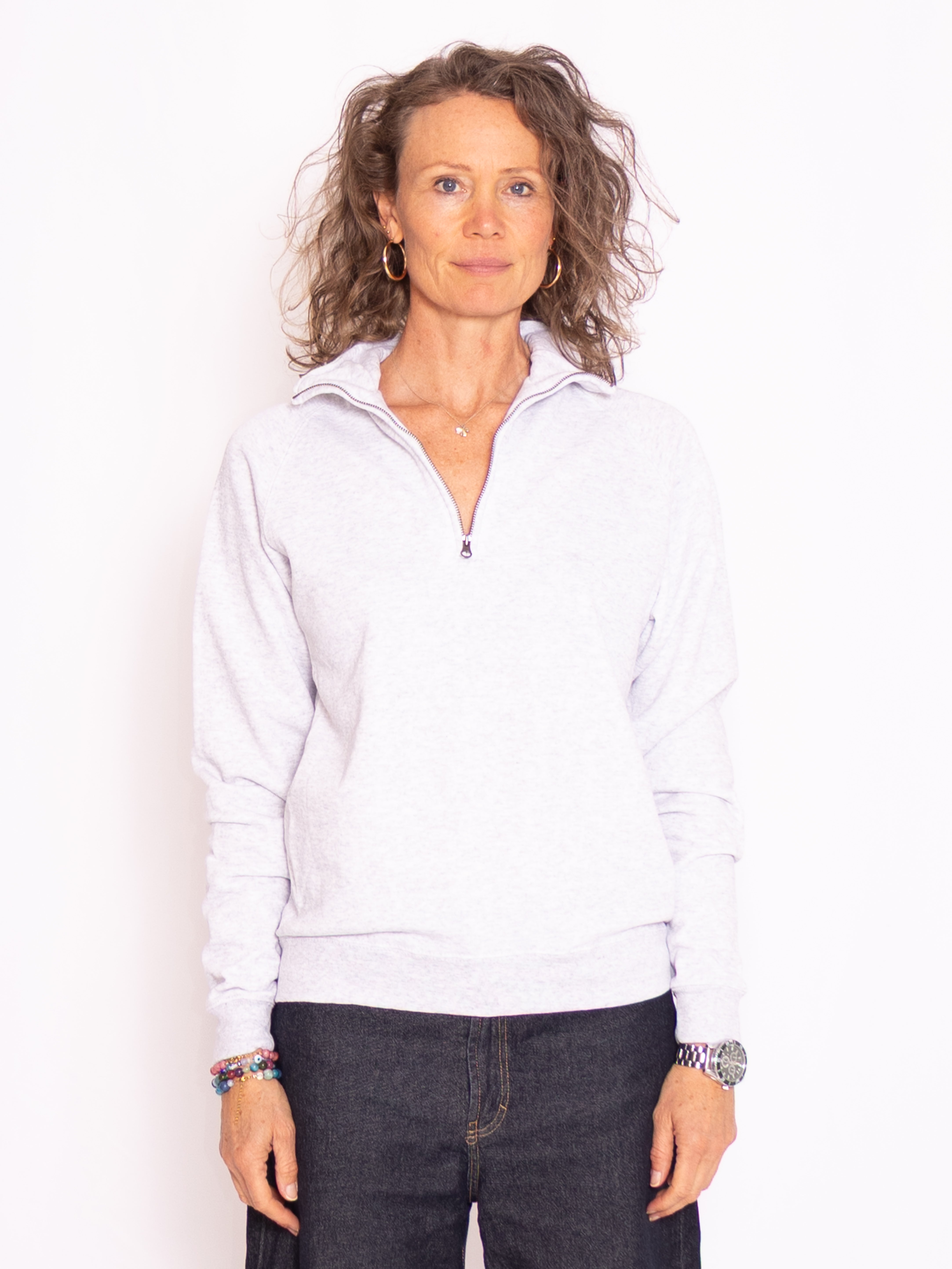 Half-zip sweatshirt