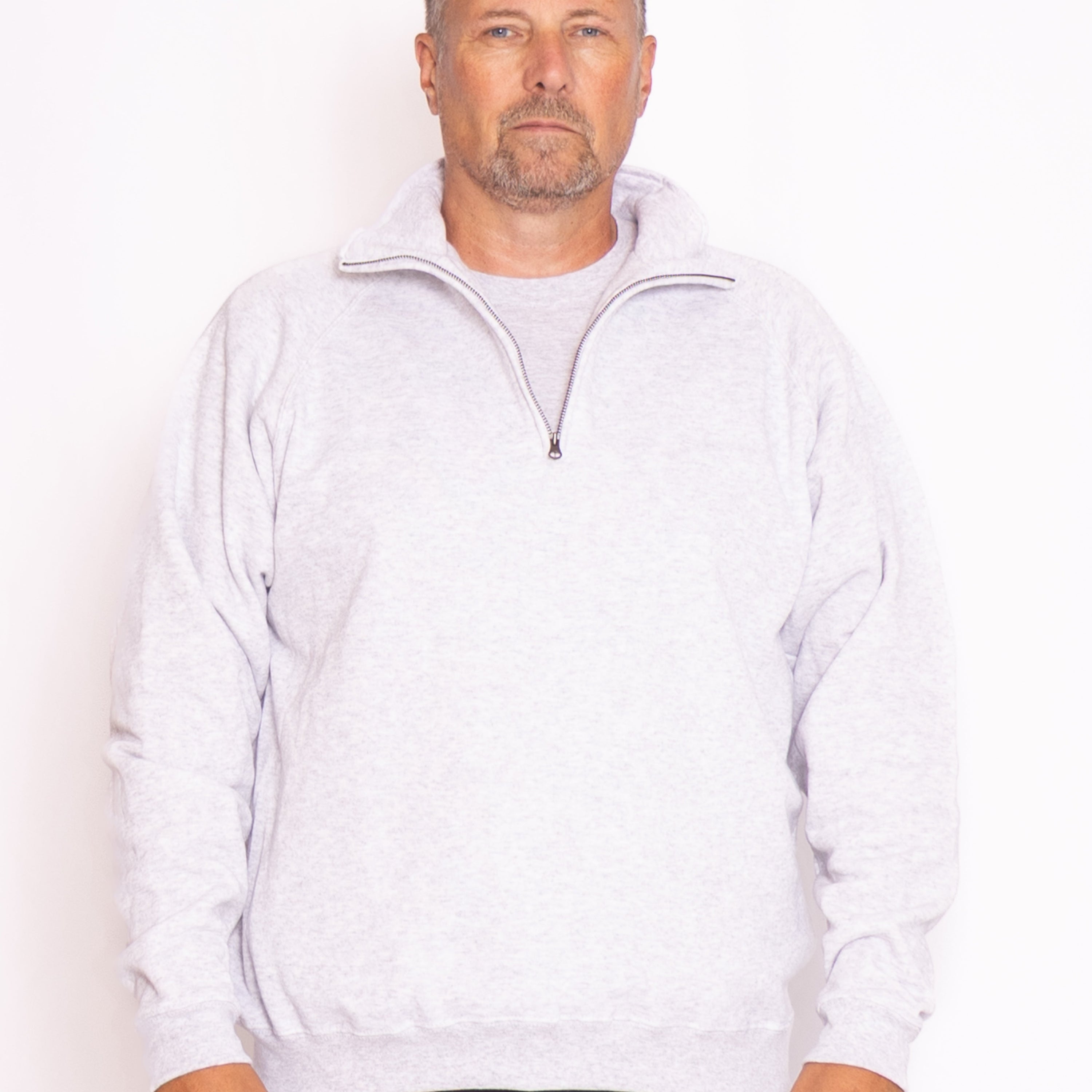 Half-zip sweatshirt