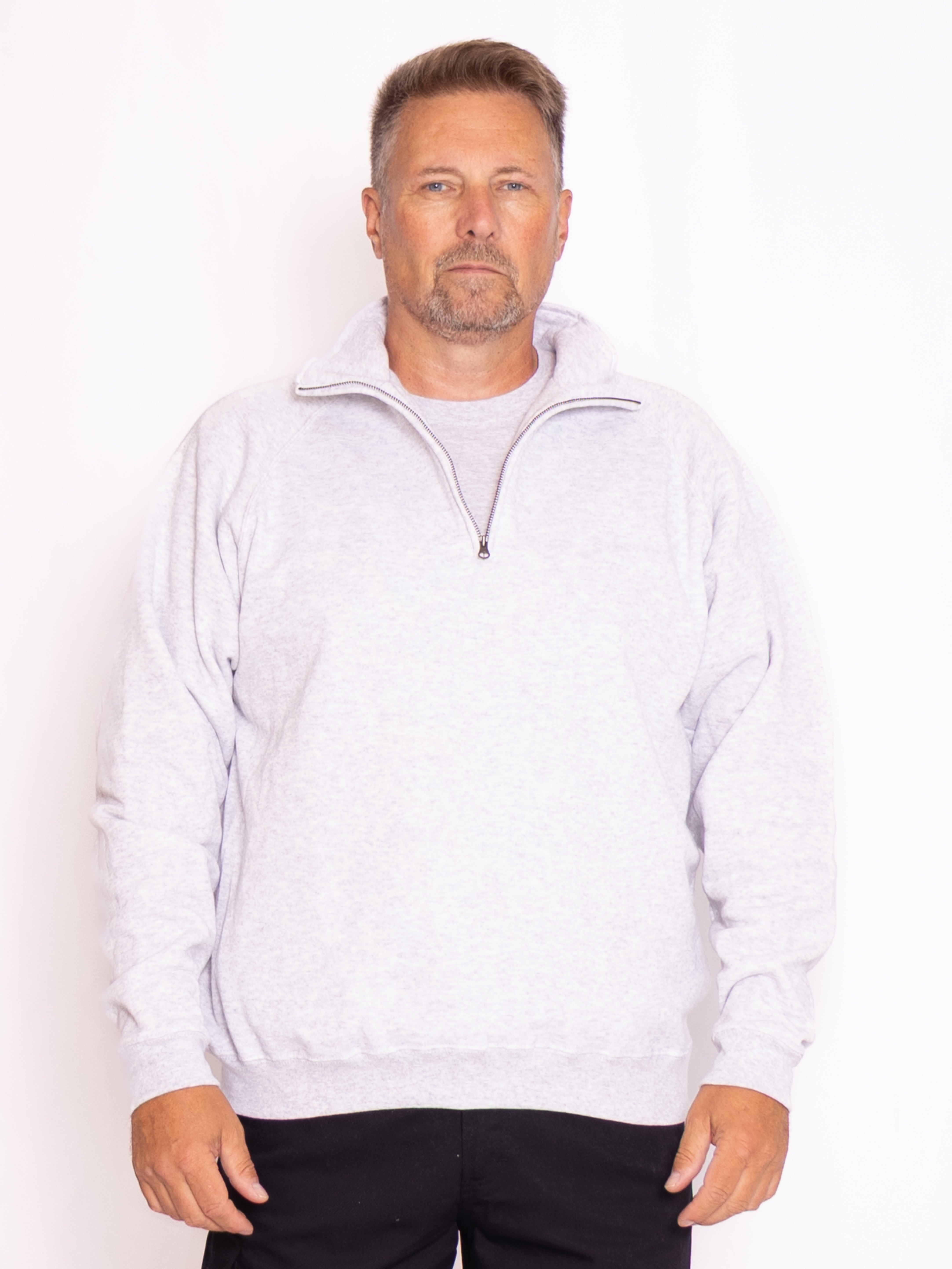 Half-zip sweatshirt