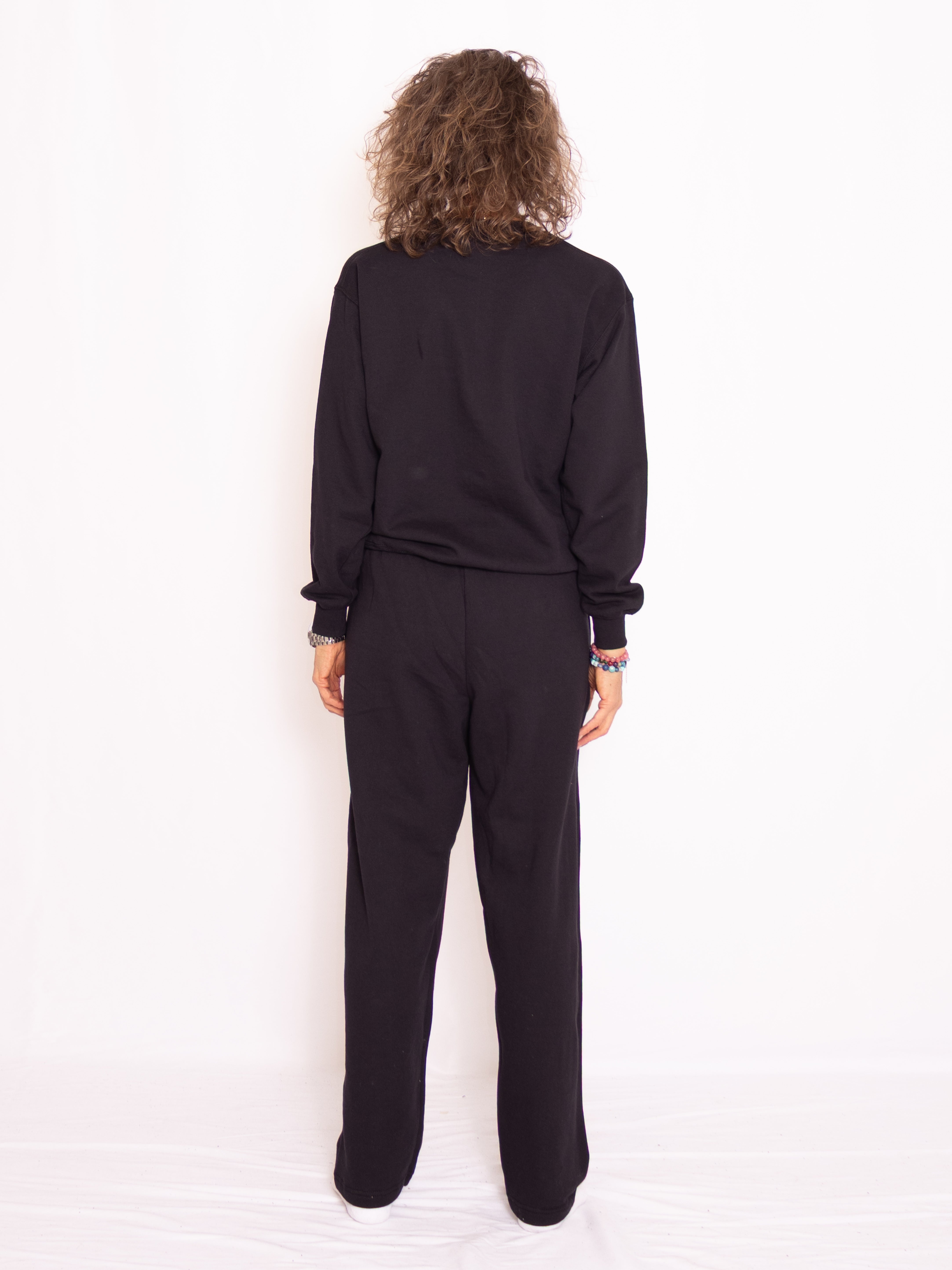 Sweat set with crewneck black
