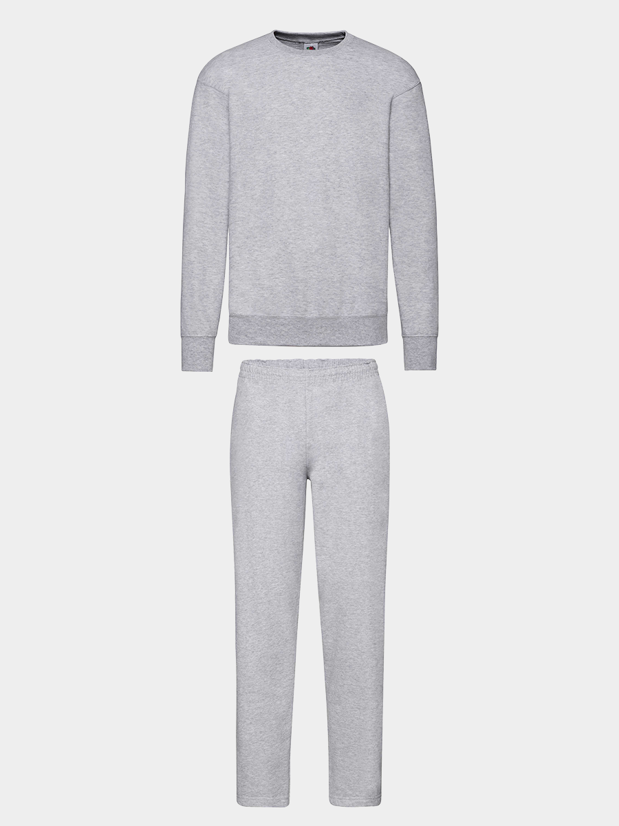 Sweat set with crewneck grey