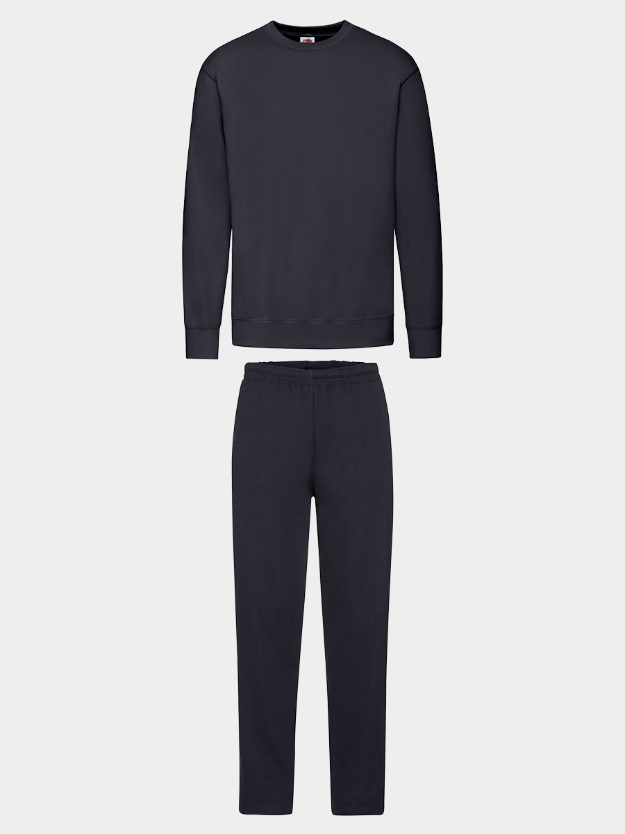 Sweat set with crewneck navy