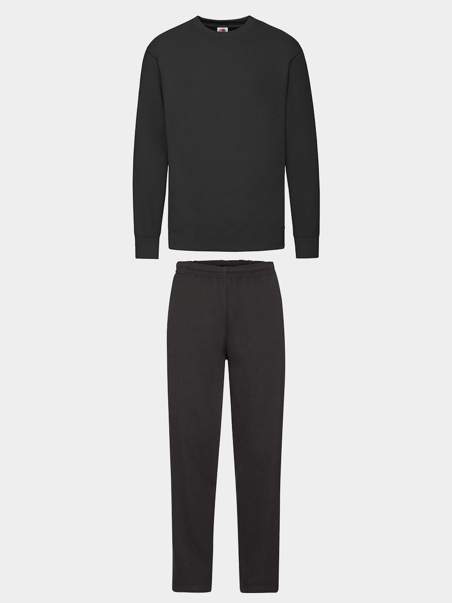 Sweat set with crewneck black