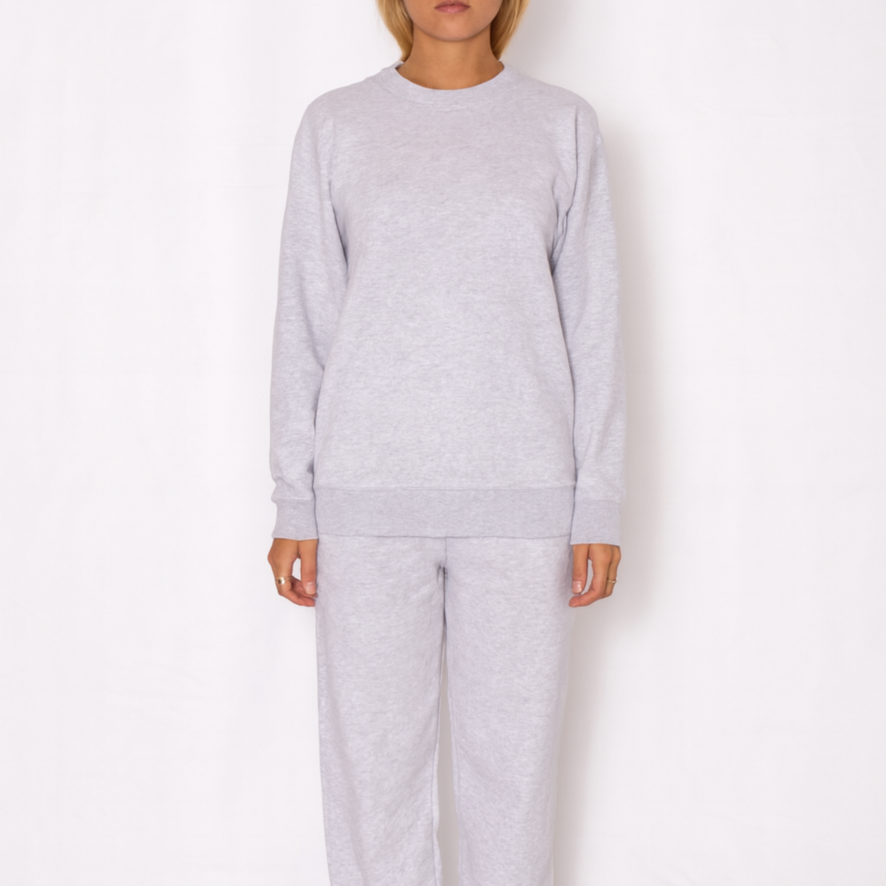 Sweat set with crewneck grey